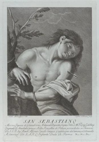 The Martyrdom of Saint Sebastian by Cosimo Colombini, print, 1791-1801