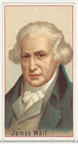 James Watt, printer's sample for the World's Inventors souvenir album (A25) for Allen & Ginter Cigarettes by Allen & Ginter, print, 1888