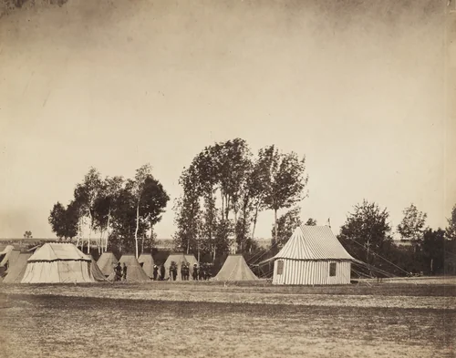 Untitled from the portfolio Souvenirs du Camp de Chalons by Gustave Le Gray, photograph, 1857
