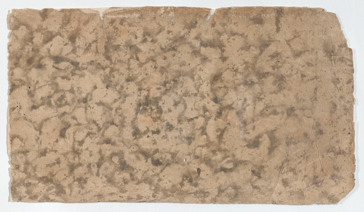 Sheet with overall splotchy pattern by anonymous, print, 1800-1900