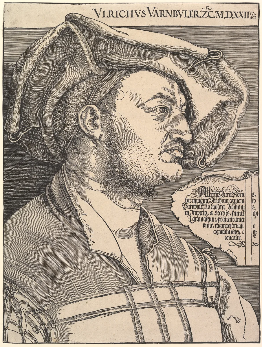 Ulrich Van Büler by Albrecht Dürer, print, 1485-1528