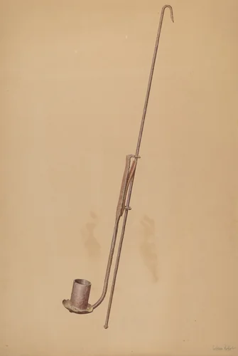 Candle Pendant by Cushman Parker, index of american design, 1940