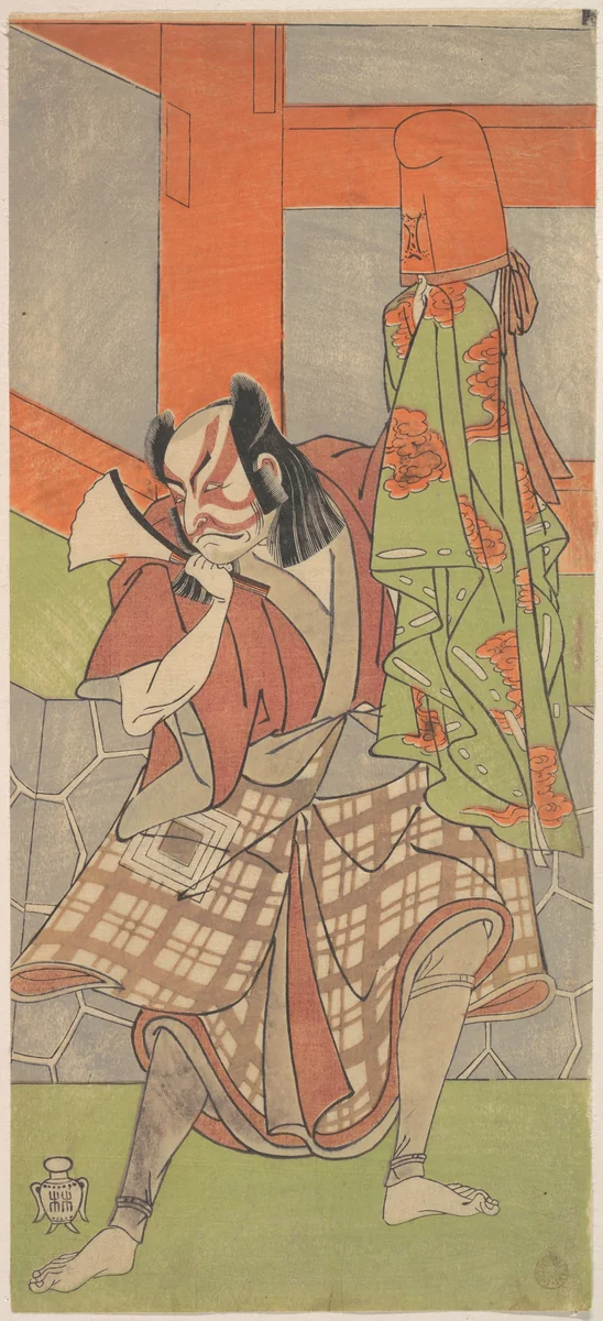 The Fourth Ichikawa Danjuro in the Role of Yahei-byoe Munekiyo by Katsukawa Shunshô (勝川春章), print, 1768