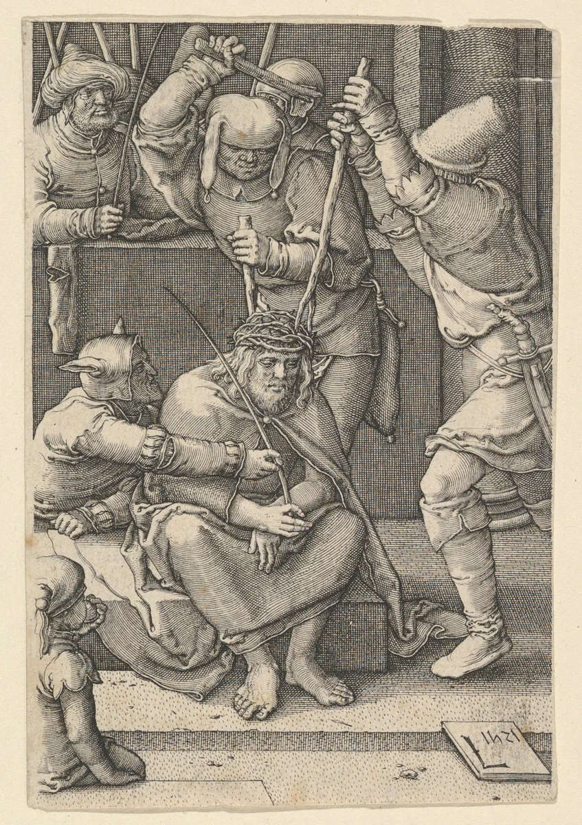 Christ Crowned with Thorns, from "The Passion of Christ" by Jan Muller, print, 1610-1625