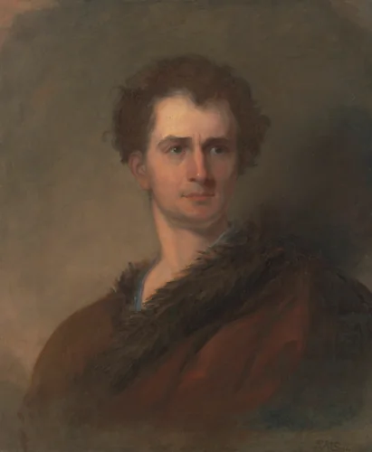 Junius Brutus Booth by Robert Matthew Sully, painting, 1829-1830