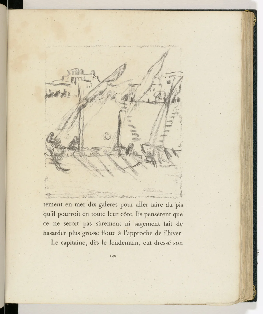 In-text plate (page 109) from Daphnis et Chloé by Pierre Bonnard, illustrated book, 1902