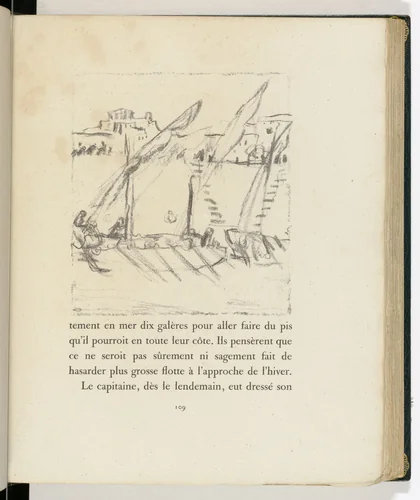 In-text plate (page 109) from Daphnis et Chloé by Pierre Bonnard, illustrated book, 1902