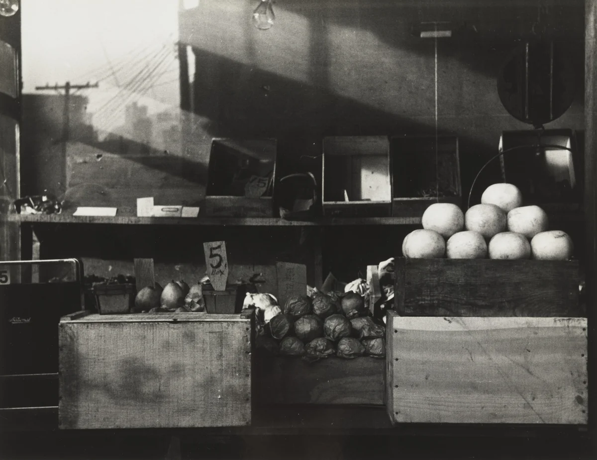 Fruit Stand by Luke Swank, photograph, 1930