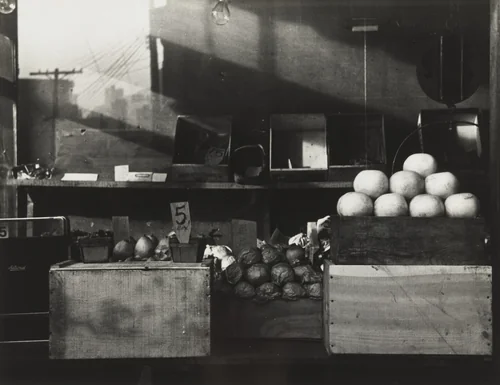 Fruit Stand by Luke Swank, photograph, 1930