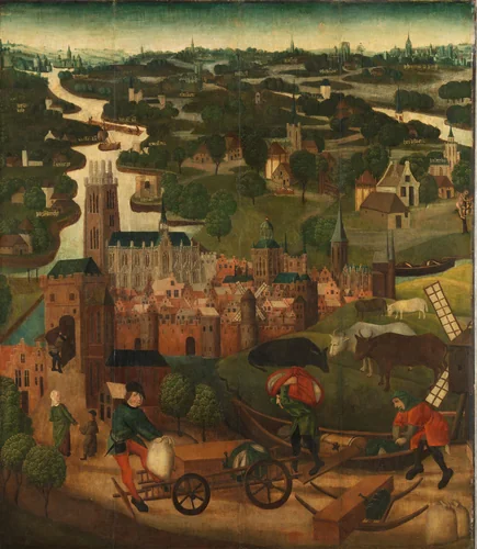The Saint Elizabeth’s Day Flood by Unknown, painting, 1490-1495