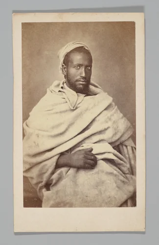 [Man, Morocco] by A. Chauffy, photograph, 1850-1889