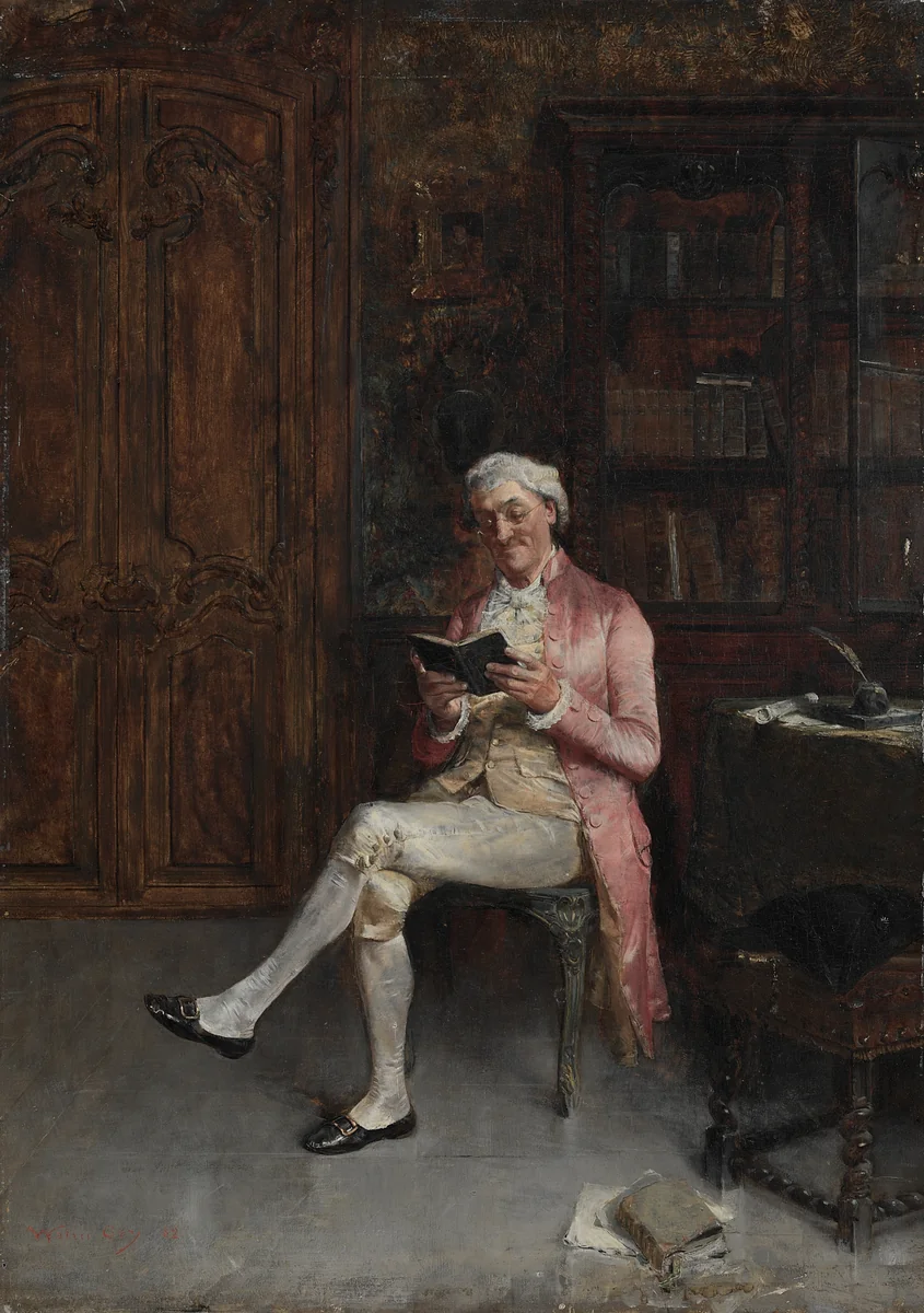 A Philosopher by Walter Gay, painting, 1882