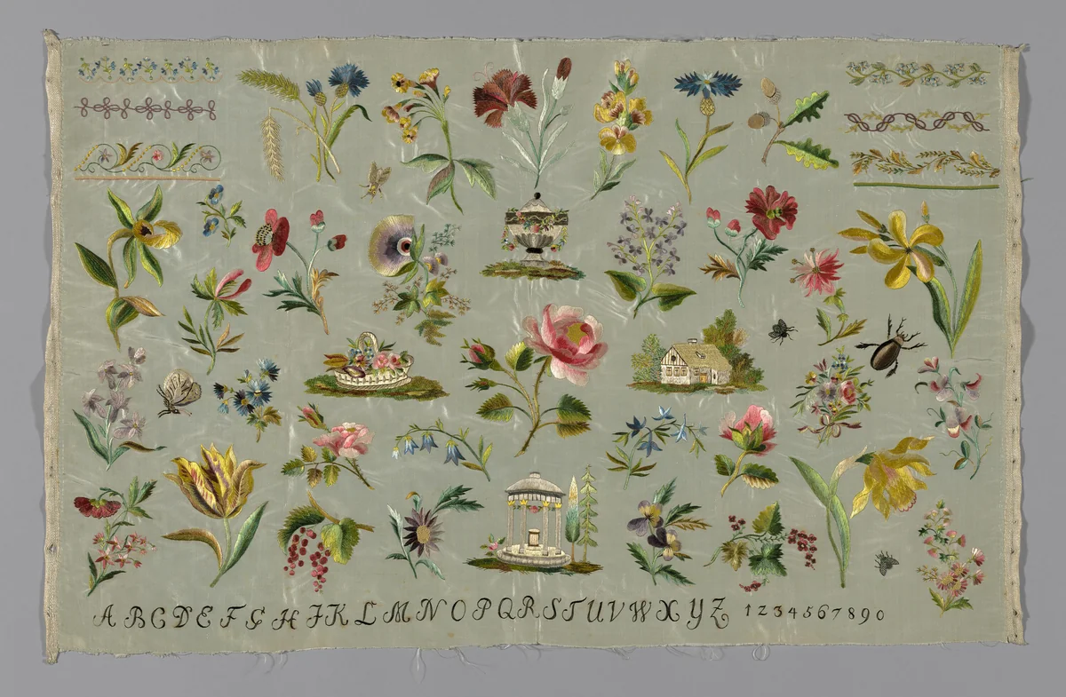Sampler by Possibly Germany or Netherlands, textile, 1701-1800
