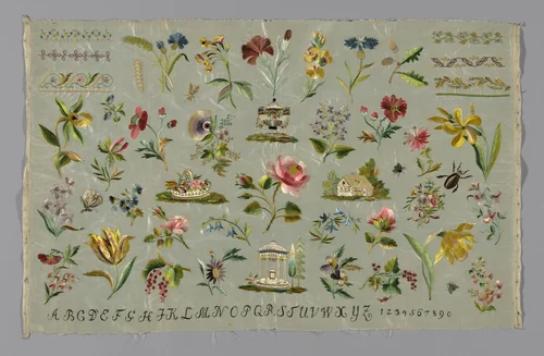 Sampler by Possibly Germany or Netherlands, textile, 1701-1800