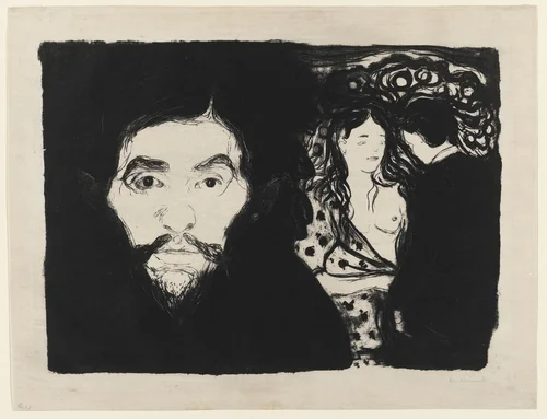 Jealousy I (Sjalusi I) by Edvard Munch, print, 1896