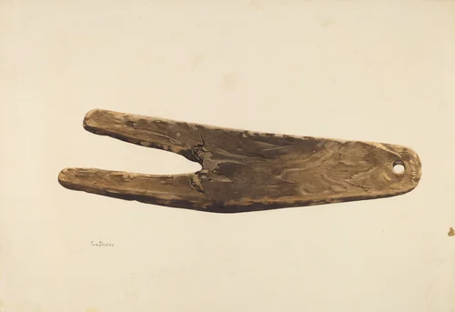 Bootjack by Thomas Dooley, index of american design, 1939