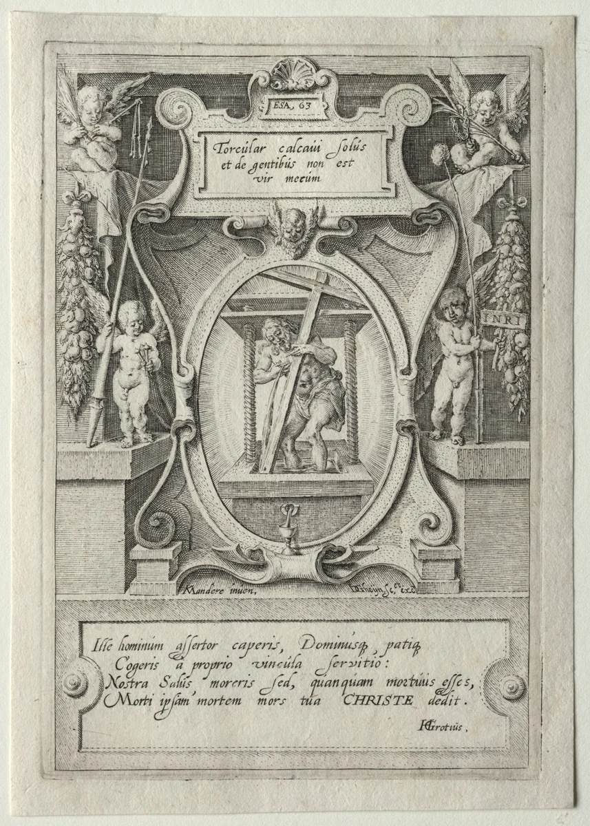 Passion Set by Zacharias Dolendo, print, 1596