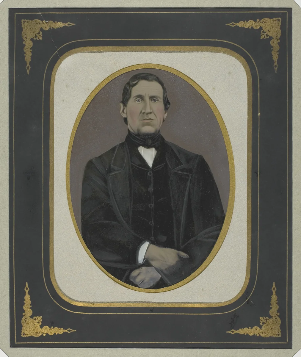 Untitled (Portrait of a Man) by Artist Unknown, photograph, 1845-1855