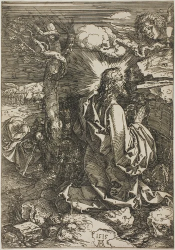 Agony in the Garden by Albrecht Dürer, print, 1515