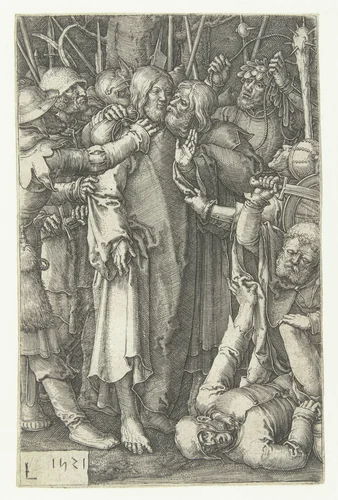 Gevangenneming van Christus by Unknown, print, 1521
