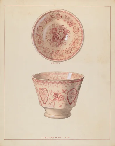 Cup by J. Howard Iams, index of american design, 1936