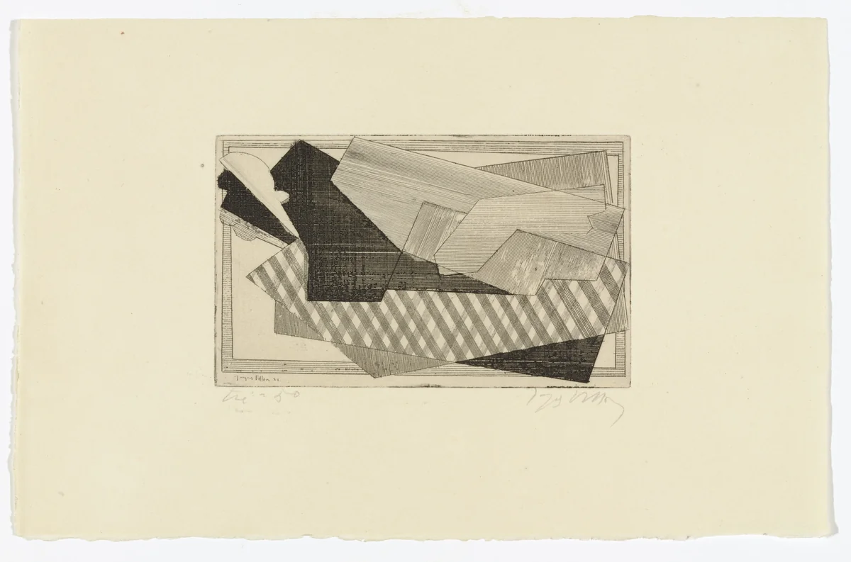 Duplicate of The Horse from Du Cubisme (On Cubism) by Jacques Villon, illustrated book, 1921