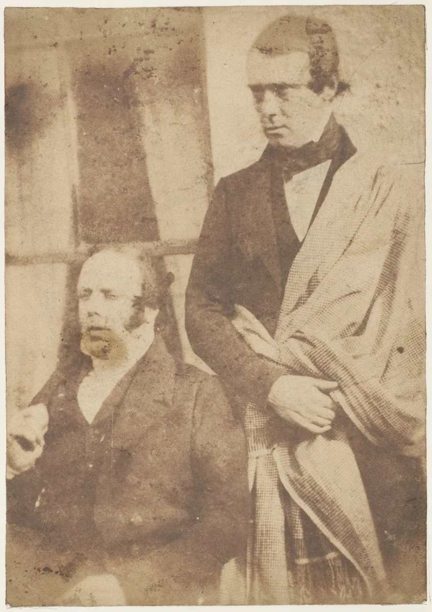 [Two Unidentified Men] by Hill and Adamson, photograph, 1843-1847