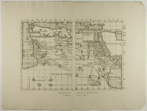 Map of Libya, the Middle East and North Africa by Unknown Artist, other, 1889