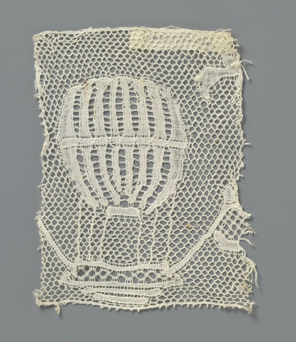 Strook kloskant met luchtballon by anonymous, other, 1825-1849