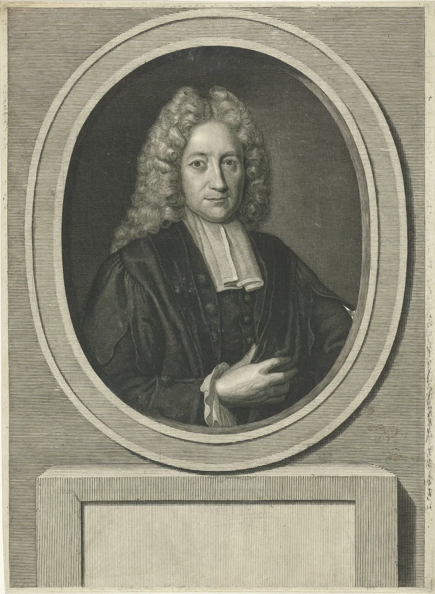 Portret van Adriaan Reland by Unknown, print, 1712-1731