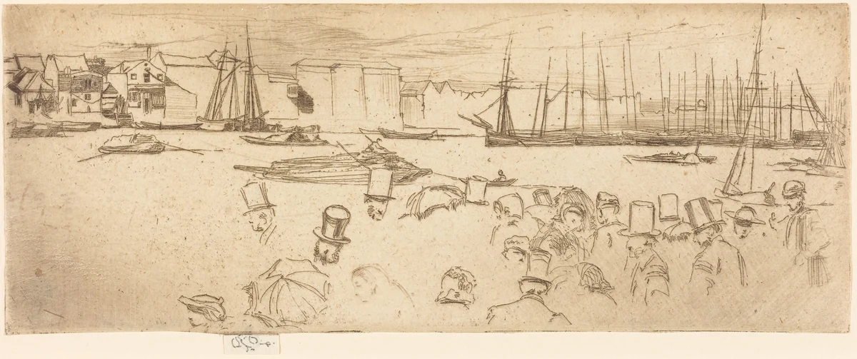 The Penny Boat by James McNeill Whistler, print, 1859