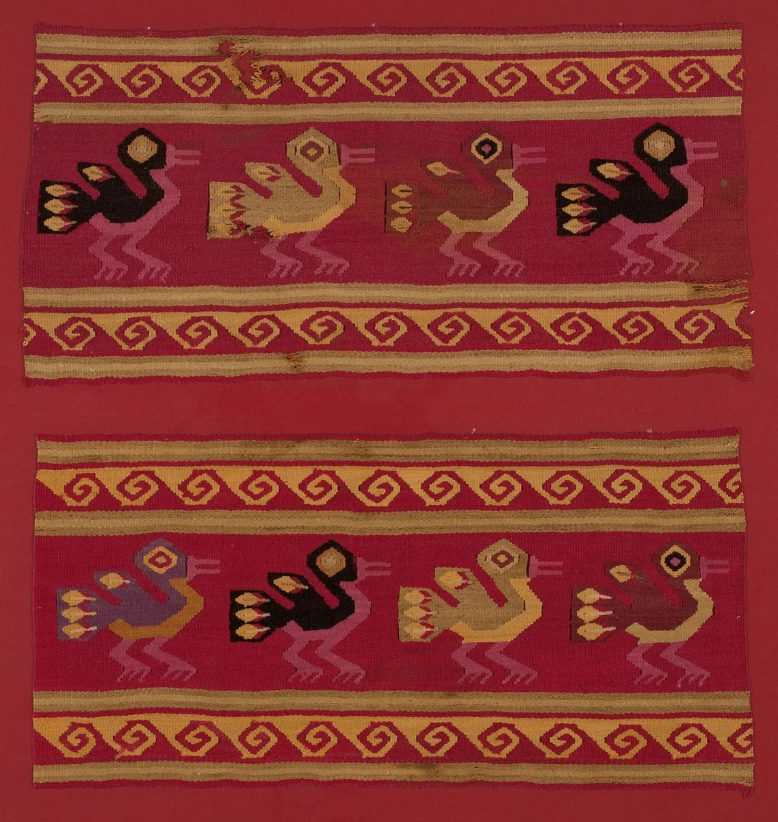 Border by Chancay, textile, 1000-1476