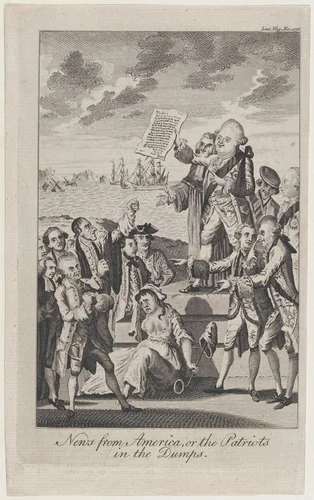 News from America, or the Patriots in the Dumps by anonymous, print, 1776