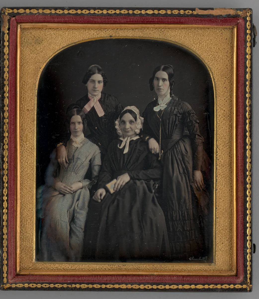 Untitled (Portrait of Four Women) by R. Emmert Churchill, other, 1852