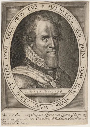 Maurice, Prince of Orange by Unknown 19th Century, print, 1614