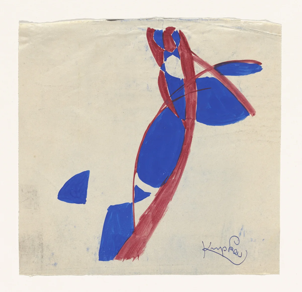 Amorpha: Fugue in Two Colors by František Kupka, drawing, 1912