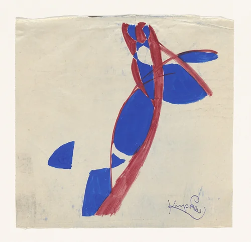 Amorpha: Fugue in Two Colors by František Kupka, drawing, 1912