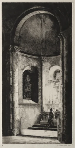 Crusader's Vigil by Rudolph Stanley-Brown, print, 1921-1926