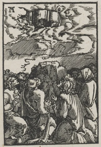 The Fall and Redemption of Man: The Ascension by Albrecht Altdorfer, print, 1510-1520