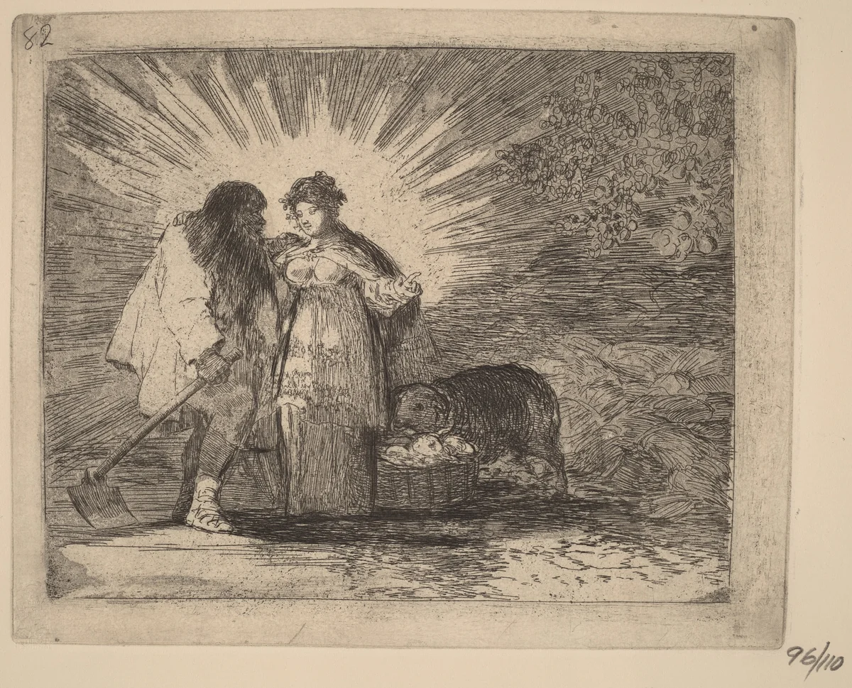 Esto es lo verdadero (This Is the Truth) by Francisco Goya, print, 1810-1820