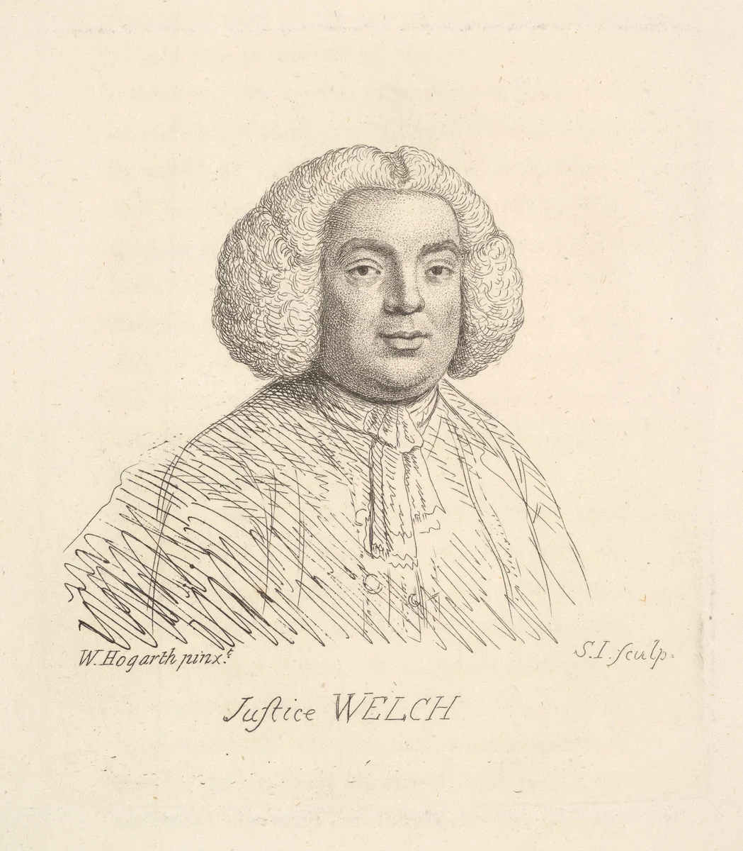 Justice Welch by William Hogarth, print, 1794