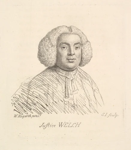 Justice Welch by William Hogarth, print, 1794