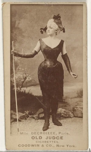 Mlle. Decroizee, Paris, from the Actors and Actresses series (N171) for Old Judge Cigarettes by Goodwin & Company, photograph, 1886-1890