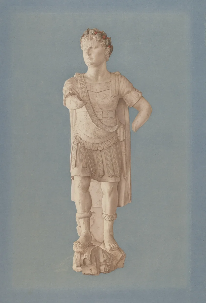 Figurehead: Julius Caesar by American 20th Century, index of american design, 1935-1942