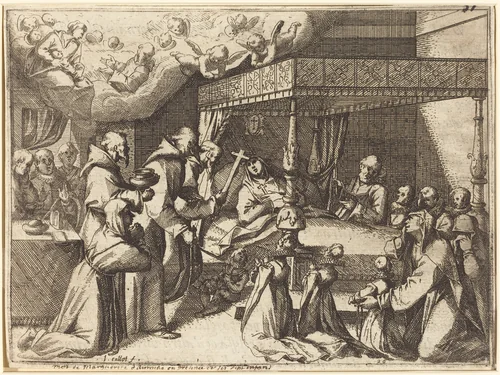 Death of the Queen by Jacques Callot, print, 1612