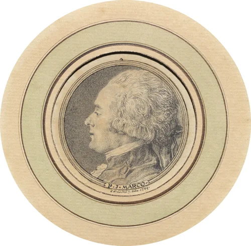 P.J. Marco by Charles Nicolas Cochin II, drawing, 1784