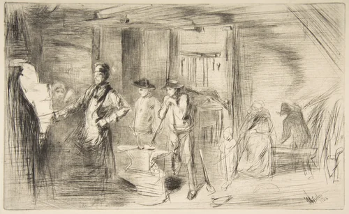 The Forge by James McNeill Whistler, print, 1861