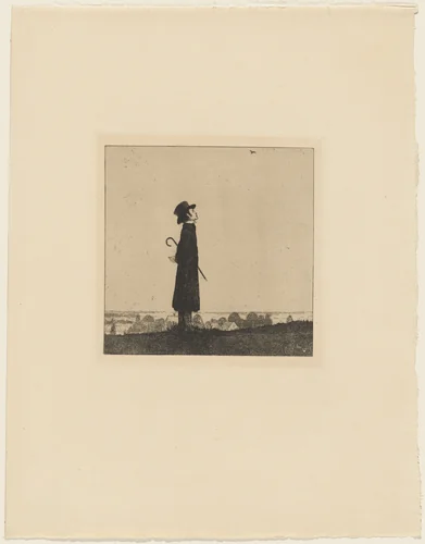 The Lark (Die Lerche) by Heinrich Vogeler, print, 1899