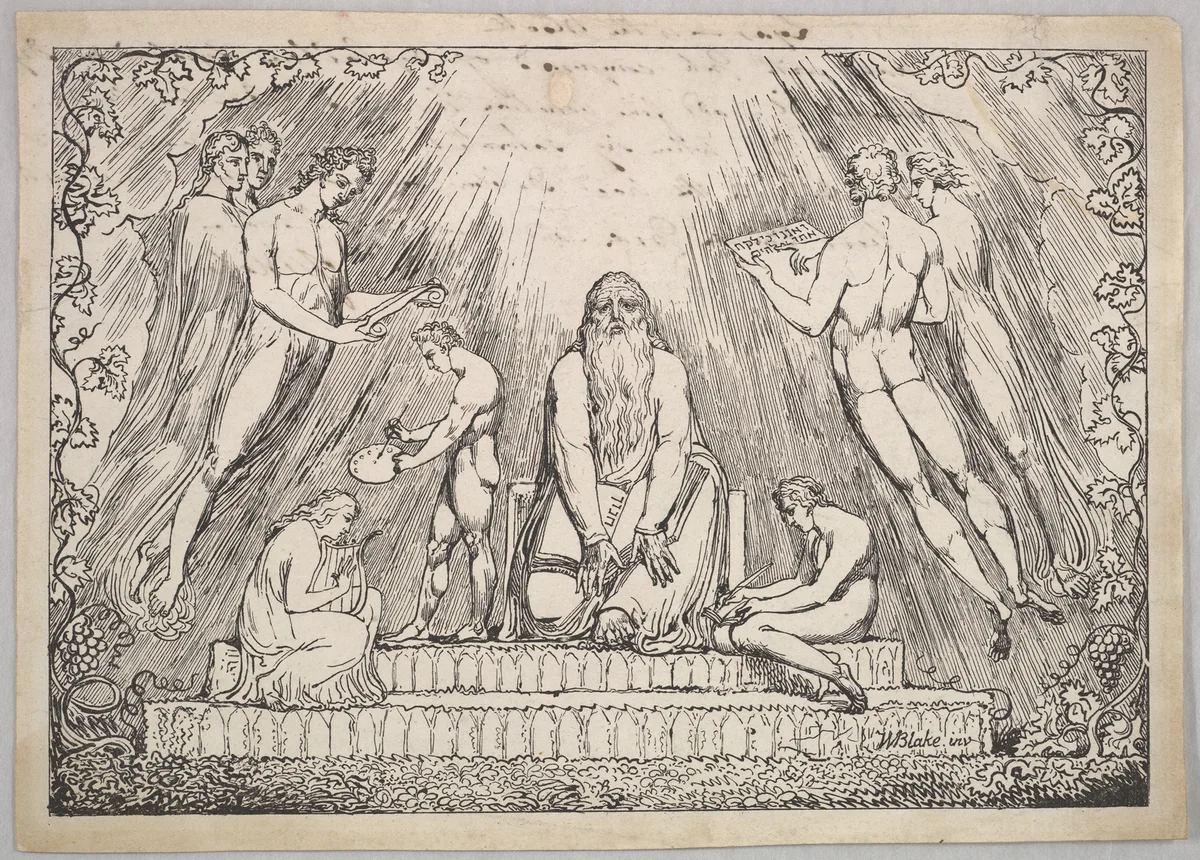 Enoch by William Blake, print, 1806-1807