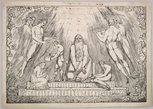 Enoch by William Blake, print, 1806-1807